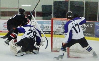 Andy Madej Patrolling Blueline for Lone Star Brahmas