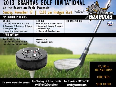 2013 Brahmas Golf Invitational