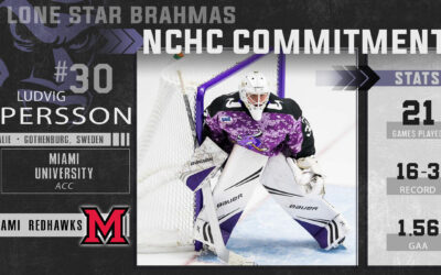Ludvig Persson Announces Commitment to Miami University Redhawks