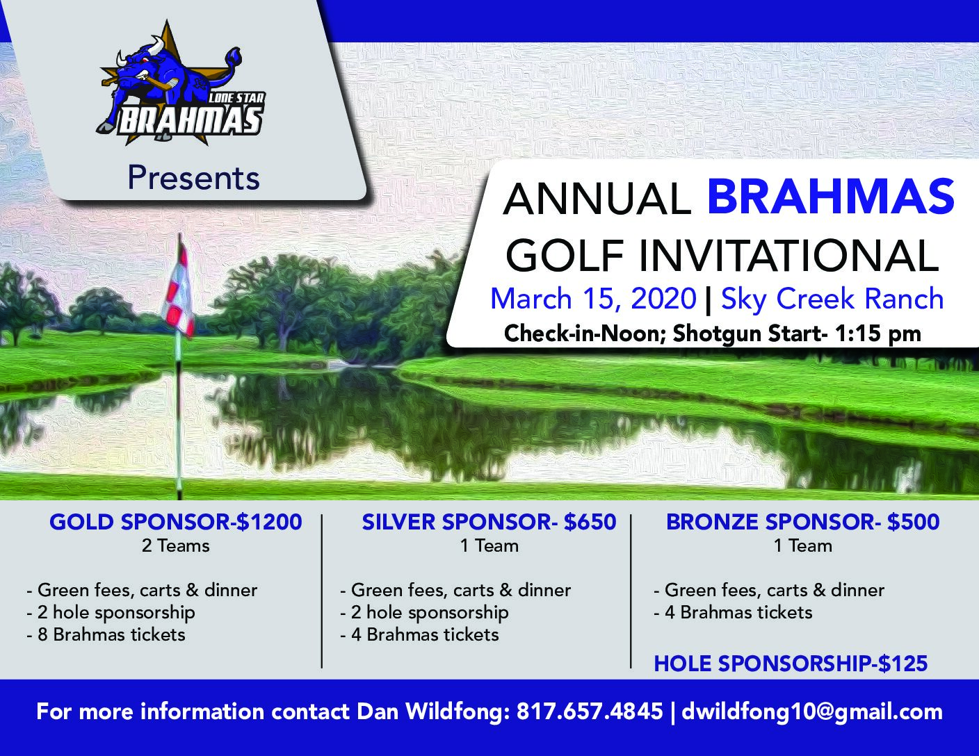 Annual Brahmas Golf Invitational 2020