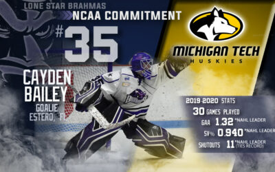CAYDEN BAILEY COMMITS TO MICHIGAN TECH HUSKIES