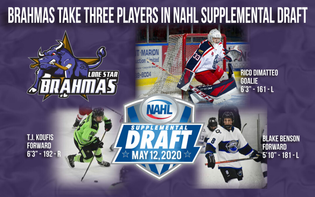 Brahmas Select Three Players in NAHL Supplemental Draft
