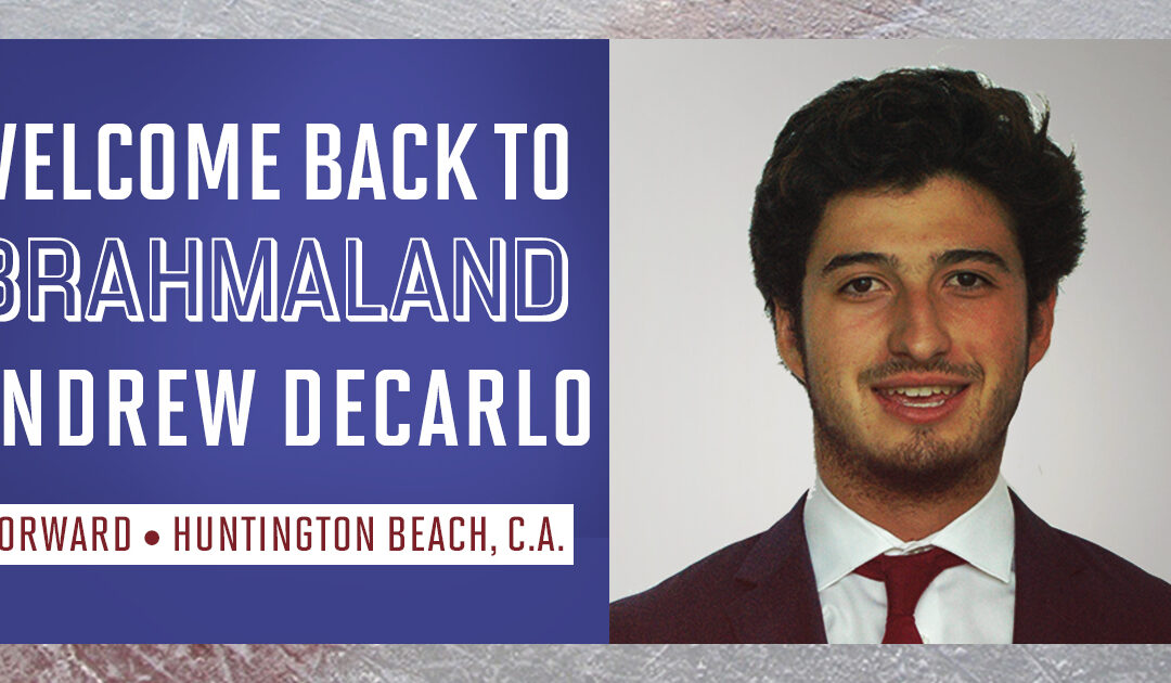 Welcome back to Brahmaland: Andrew DeCarlo