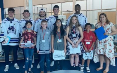 Brahmas Attend World Read Aloud Day with Students at Cheney Elementary